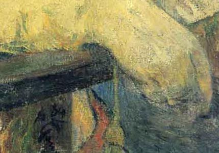 Фрагмент Мадам Метте Гоген в вечернем платье