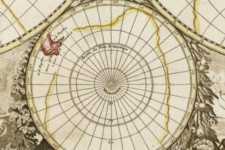 Фрагмент MAPPE-MONDE GEO-HYDROGRAPHIQUE OU DESCRIPTION GENERAL DU GLOBE