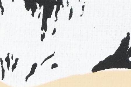 Фрагмент MARILYN на грязно  голубом