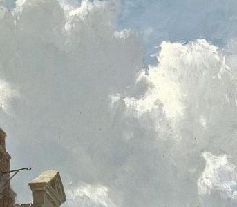 Фрагмент MARKET SCENE IN THE SUNLIT STREETS OF A DUTCH TOWN