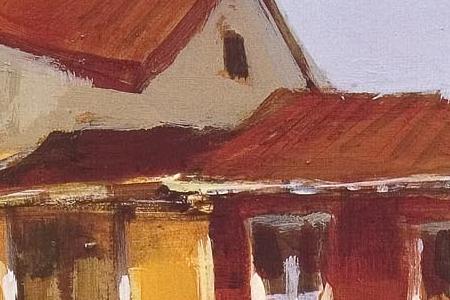 Фрагмент Mediterranean waterfront I.