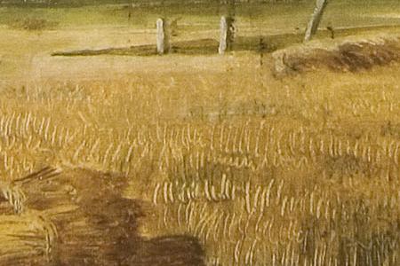 Фрагмент Мельница в поле.