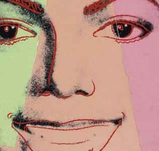 Фрагмент MICHAEL JACKSON с лоскутками