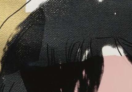 Фрагмент MICK JAGGER с бирюзовым акцентом