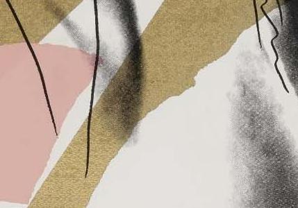 Фрагмент MICK JAGGER с бирюзовым акцентом