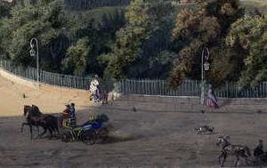 Фрагмент Mikhailovskaya square (Arts Square) and the Mikhailovsky Palace in St. Petersburg in the 19th century