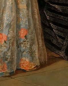 Фрагмент Молодые дамы на балконе