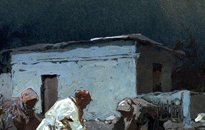 Фрагмент Moonlit Villagers