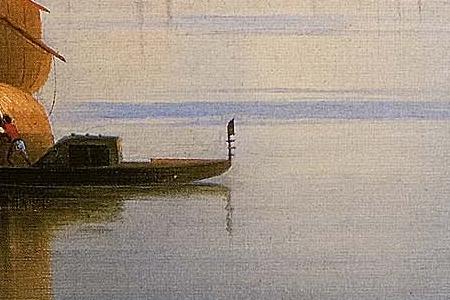 Фрагмент Морской пейзаж. 1871.