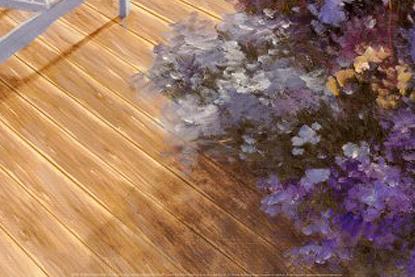 Фрагмент Морской вид с помоста. Закат