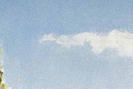 Фрагмент Московский дворик. 1878.