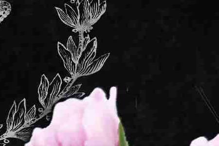 Фрагмент На бирюзовом камоде Розы