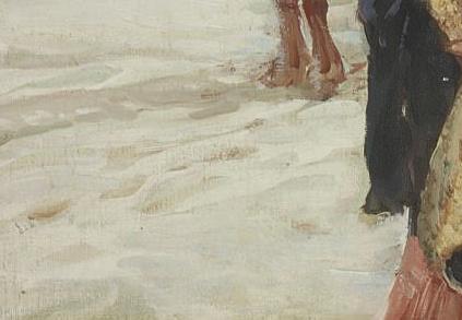 Фрагмент На фоне зимней жизни