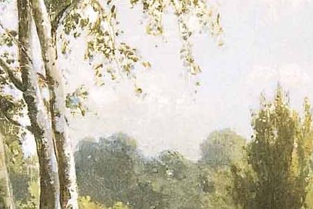 Фрагмент На опушке леса. Полдень. 1871.