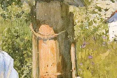 Фрагмент На пасеке.1916.