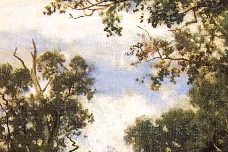 Фрагмент На покосе в дубовой роще.1874.