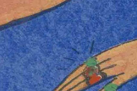 Фрагмент На синем покрывале