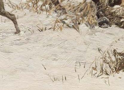 Фрагмент На зимней охоте