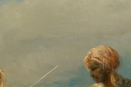 Фрагмент Наездники в походе