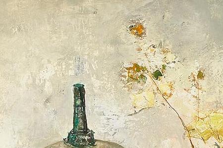 Фрагмент Nature morte au pot bleu