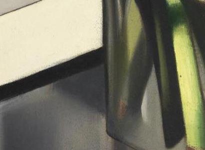 Фрагмент Натюрморт с белыми калами