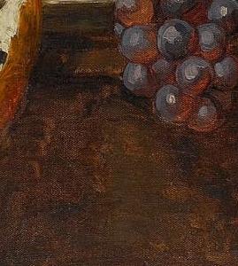 Фрагмент Натюрморт с фруктами и цветами