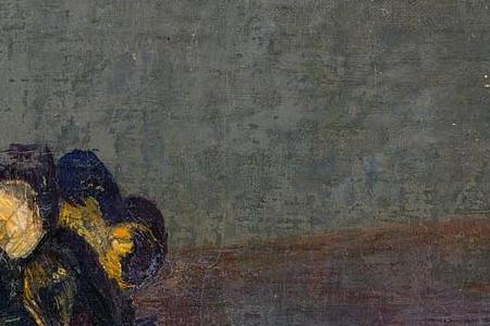 Фрагмент Натюрморт с тюльпанами