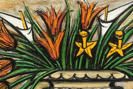 Фрагмент Натюрморт со скрипкой и гитарой