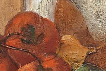 Фрагмент Натюрмотр с помидорами