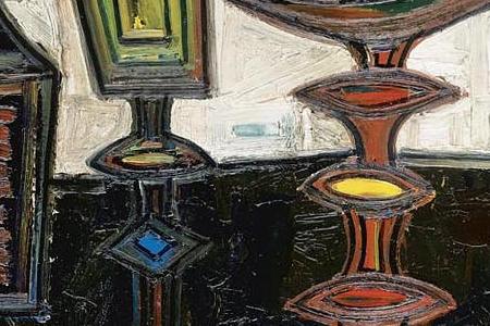 Фрагмент Наюрмор на темном столе