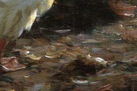 Фрагмент NEUN ENTEN AM WASSERLAUF