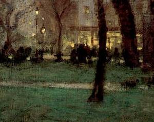 Фрагмент Нью Йорк осений день