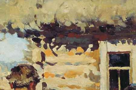 Фрагмент Обед в деревне