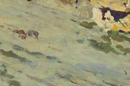 Фрагмент Обед в деревне