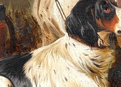 Фрагмент Охотничьи собаки