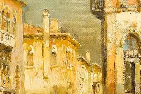 Фрагмент On a Venetian backwater