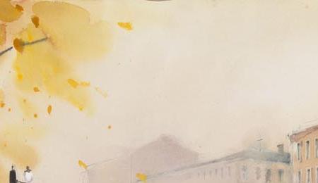 Фрагмент Осень в городе