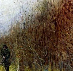 Фрагмент Осенний пейзаж 2