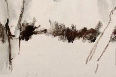 Фрагмент Пара лошадей играющих в лунном свете