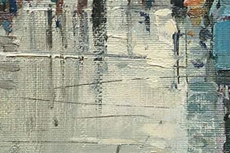 Фрагмент Paris street scene