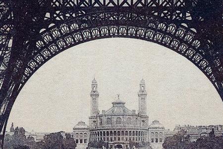 Фрагмент Париж старые фото 3, коллаж