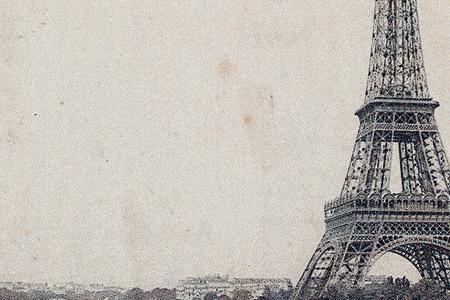 Фрагмент Париж старые фото 3, коллаж