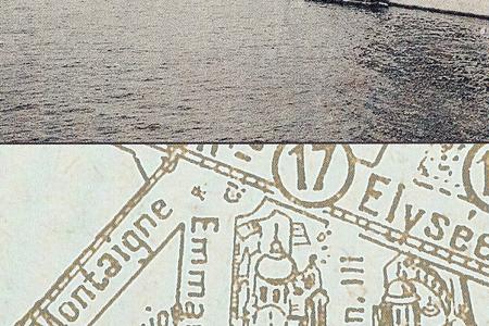 Фрагмент Париж старые фото 3, коллаж