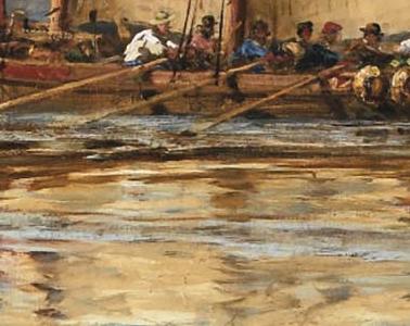 Фрагмент Парусская яхта "Голландия"