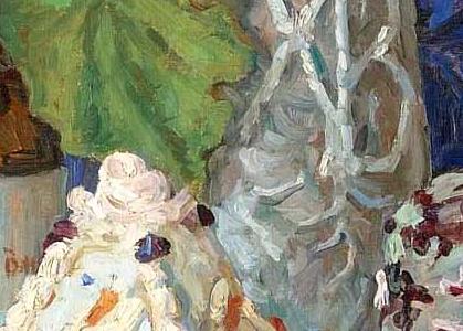 Фрагмент Пасхальный стол