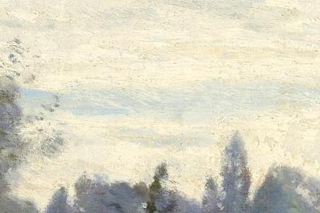 Фрагмент Пастушка в лесу