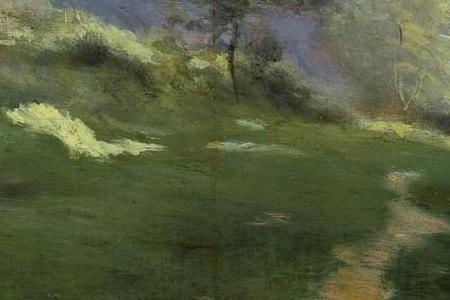 Фрагмент Пастушка в лесу