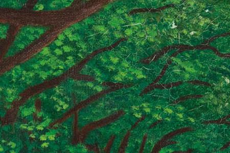 Фрагмент PAYSAGE AVEC ARBRES