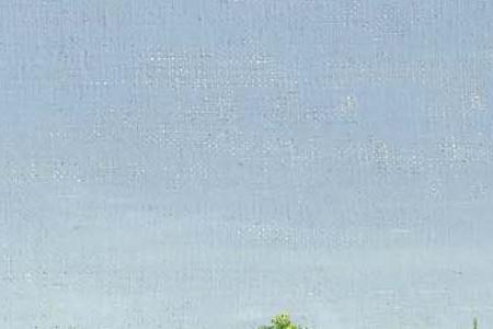 Фрагмент PAYSAGE DEUX HOMMES MARCHANT LE LONG D UNE RIVIERE