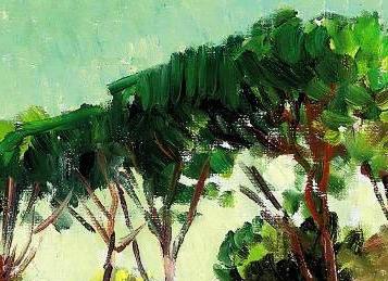 Фрагмент Paysage mediterraneen